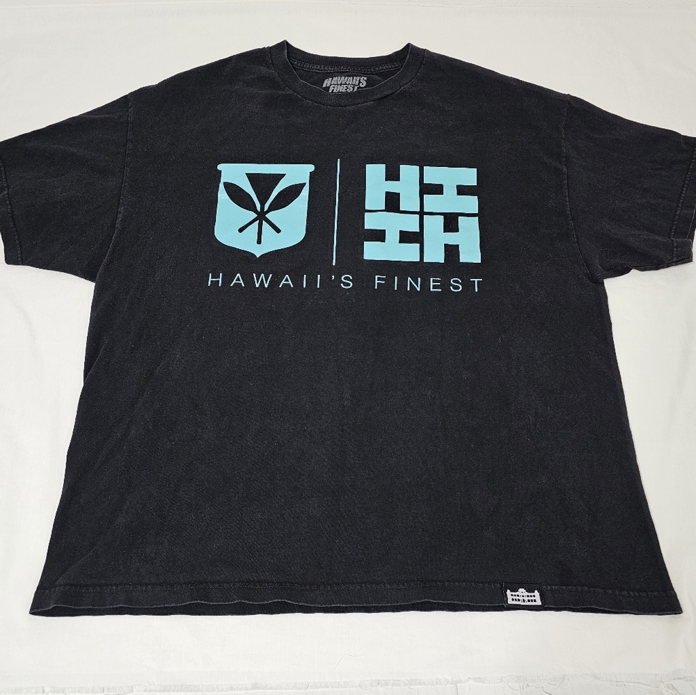 Hawaii's Finest Black T-Shirt Men's 2xl